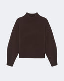 Pull en cachemire marron pour femme - Kujten packshot