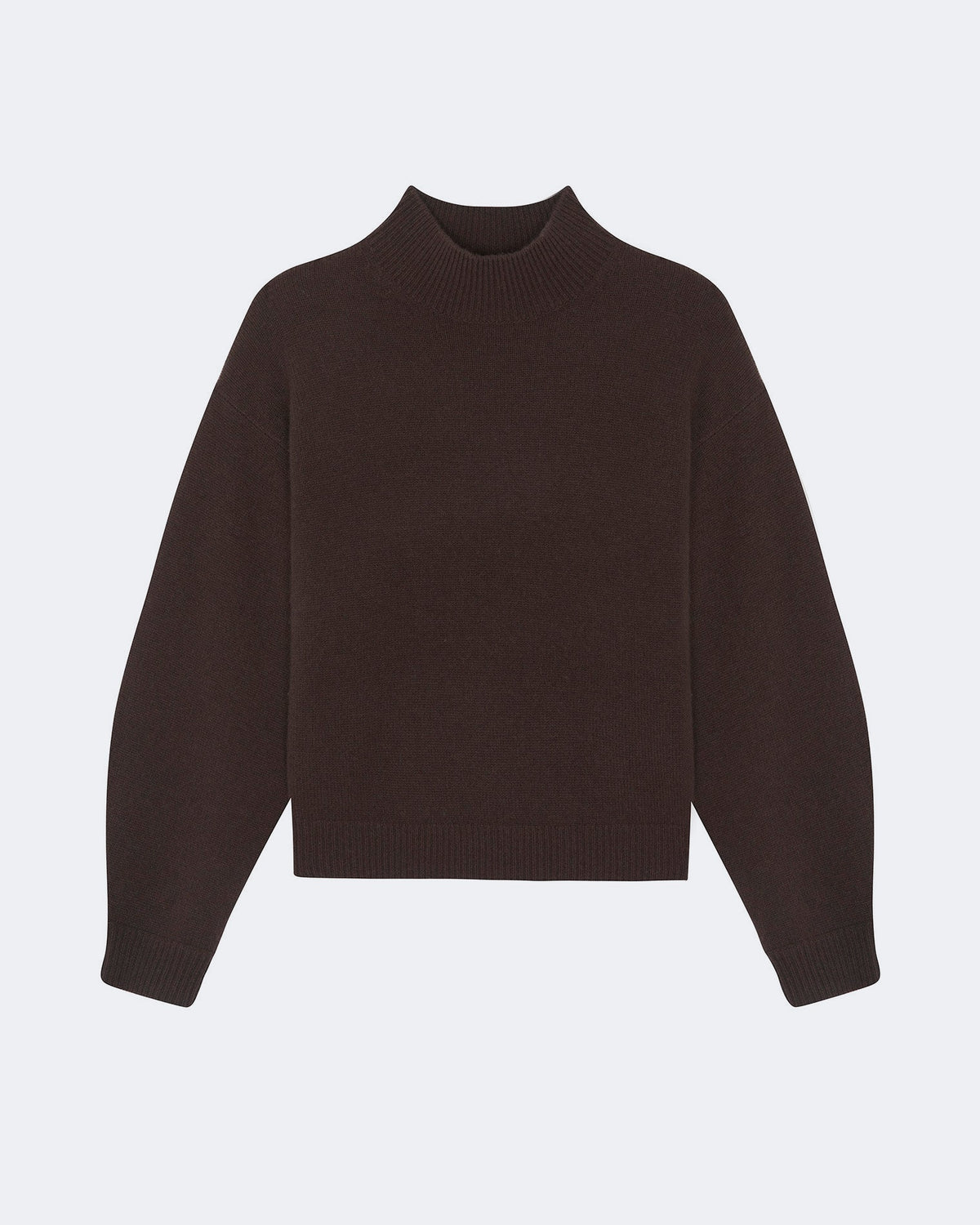 Pull en cachemire marron pour femme - Kujten packshot