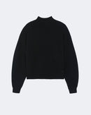 Pull en cachemire noir pour femme - Kujten packshot