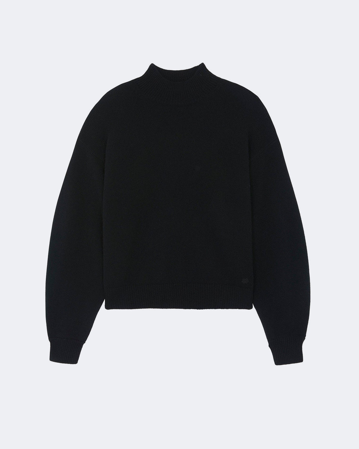 Pull en cachemire noir pour femme - Kujten packshot