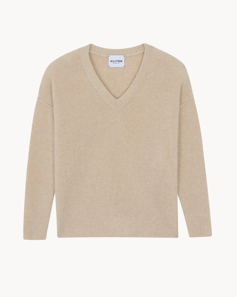 Sweater Catherine marl beige - Image principale