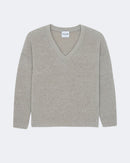 Pull en cachemire marron pour femme - Kujten packshot