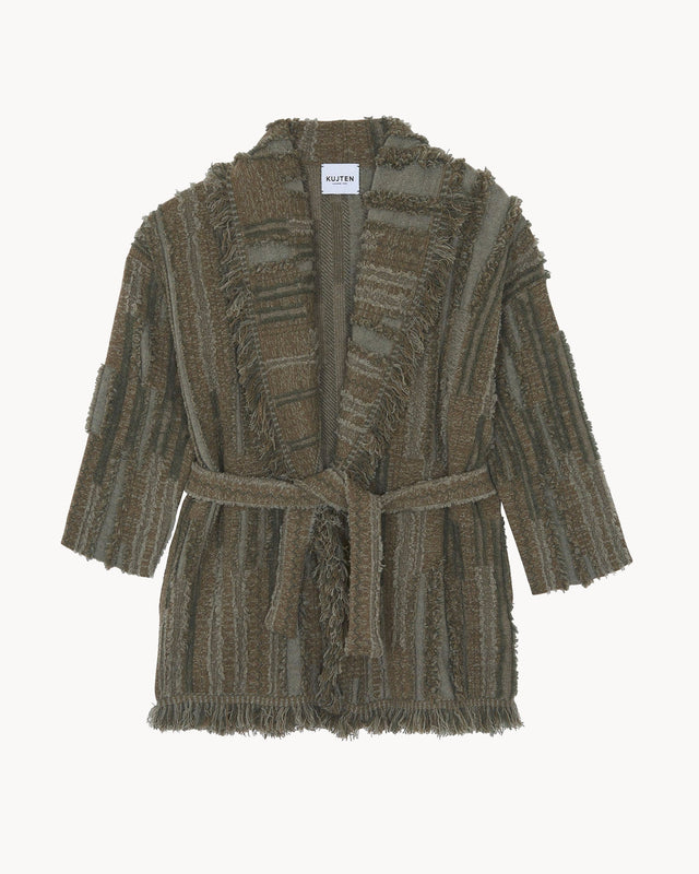 Jacket Miko Destroy marl khaki - Image principale