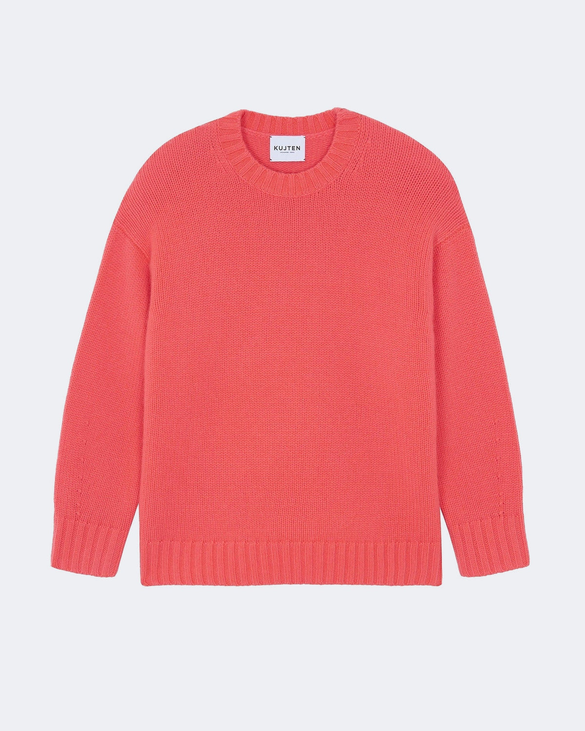 Pull en cachemire orange, rose et rouge pour femme - Kujten packshot