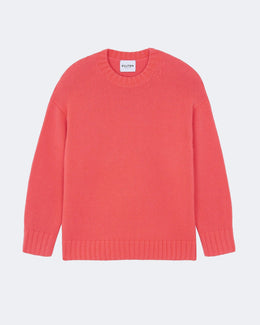 Pull en cachemire orange, rose et rouge pour femme - Kujten packshot