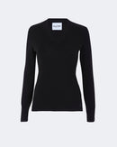 Pull en cachemire noir pour femme - Kujten packshot