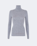 Pull en cachemire gris pour femme - Kujten packshot