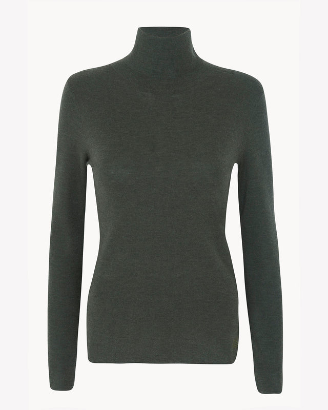 Sweater Bibitu dark khaki - Image principale