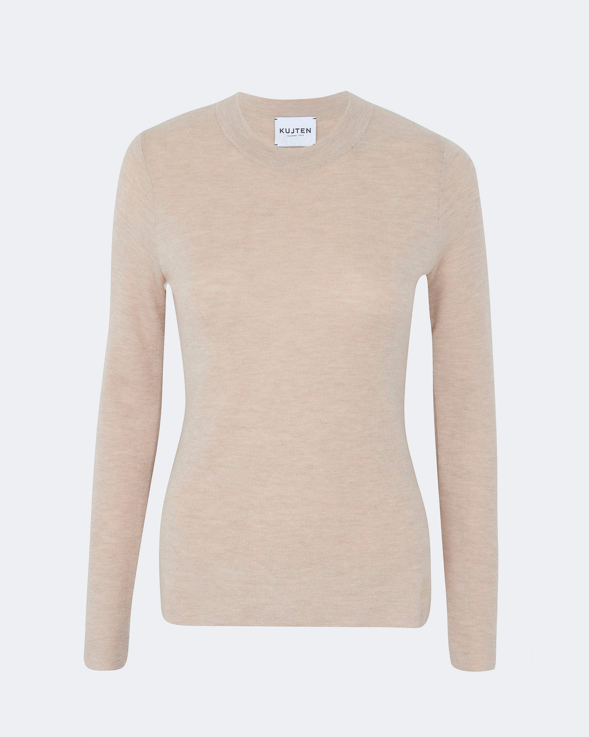 Pull bibiko droit beige - Kujten packshot