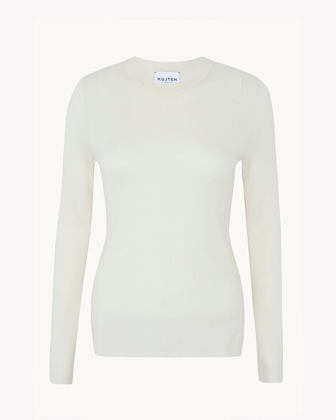 Pull Bibiko blanc - Image principale