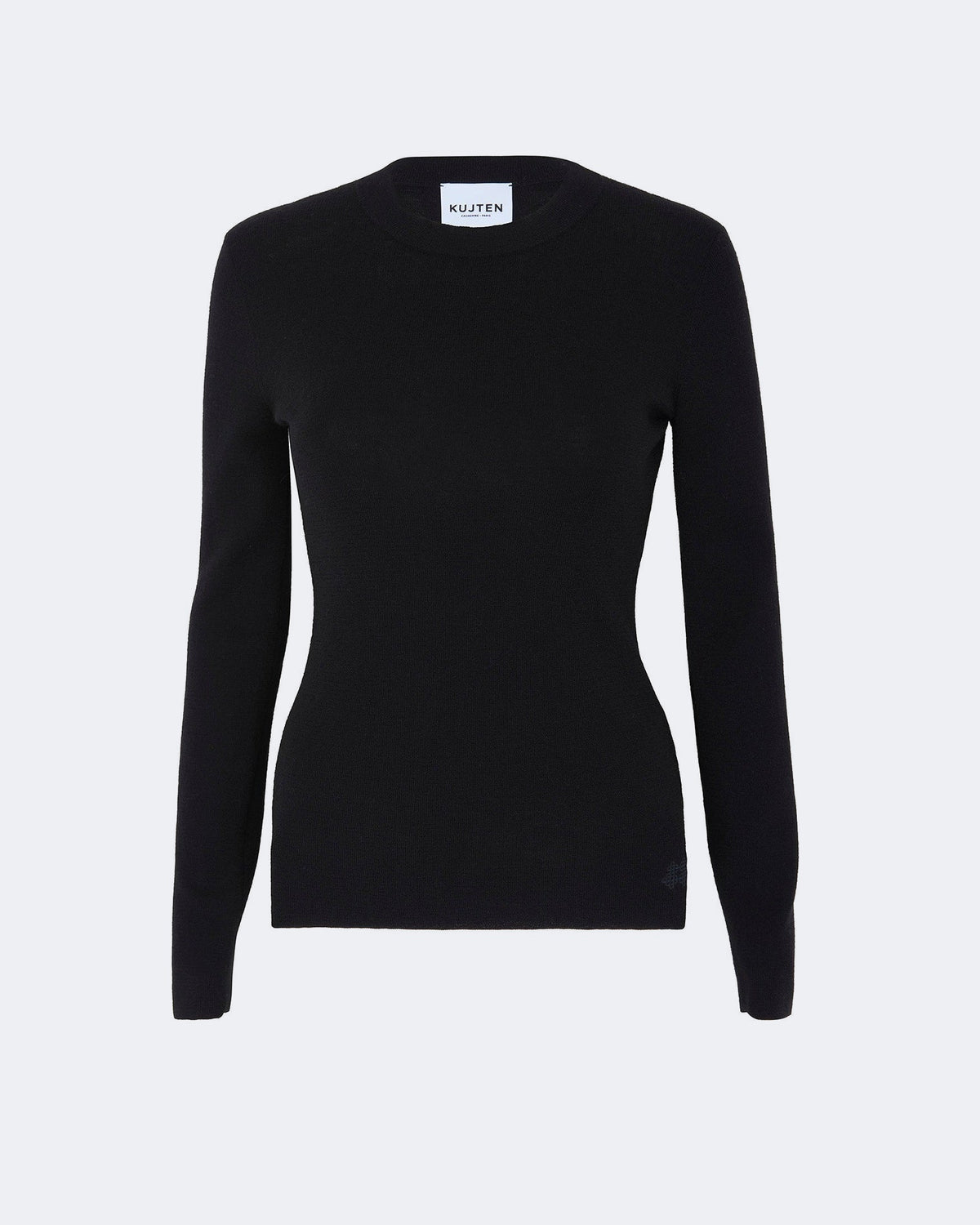 Pull bibiko droit noir - Kujten packshot