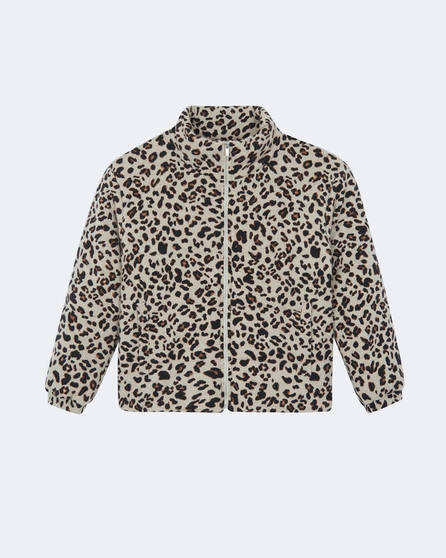 Puffer Jacket Leo Oats White - Image principale