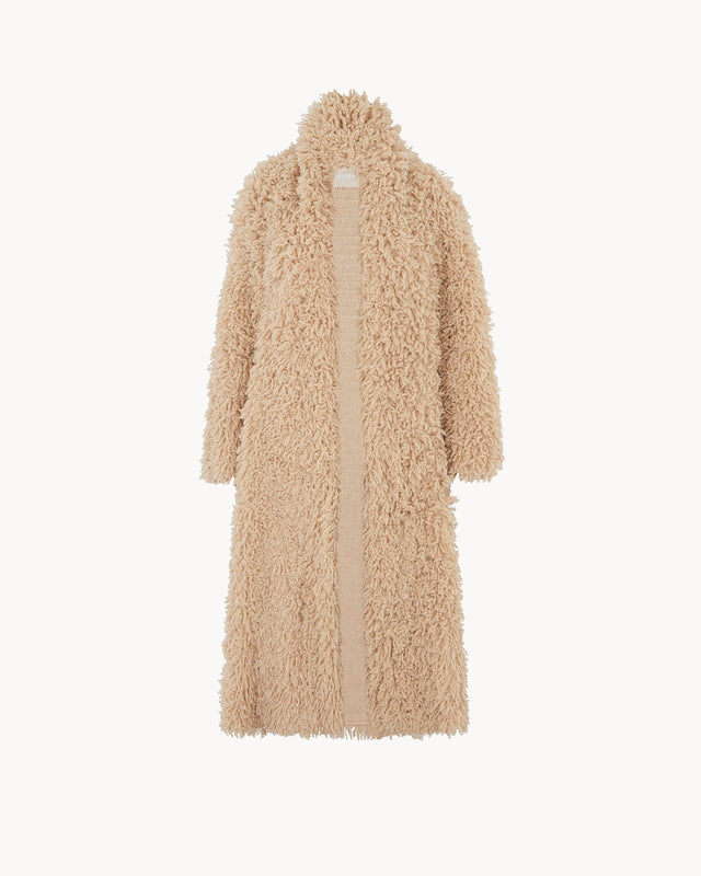 Coat Teti organic beige - Image principale