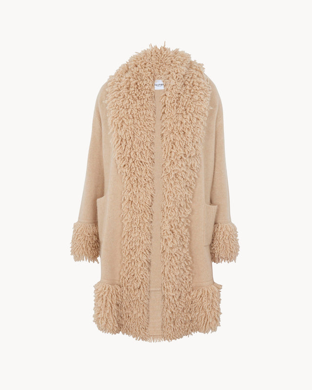 Gilet Yeti Penny beige organic - Image principale