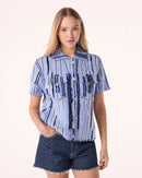 Veste Jessinda Destroy bleu jeans