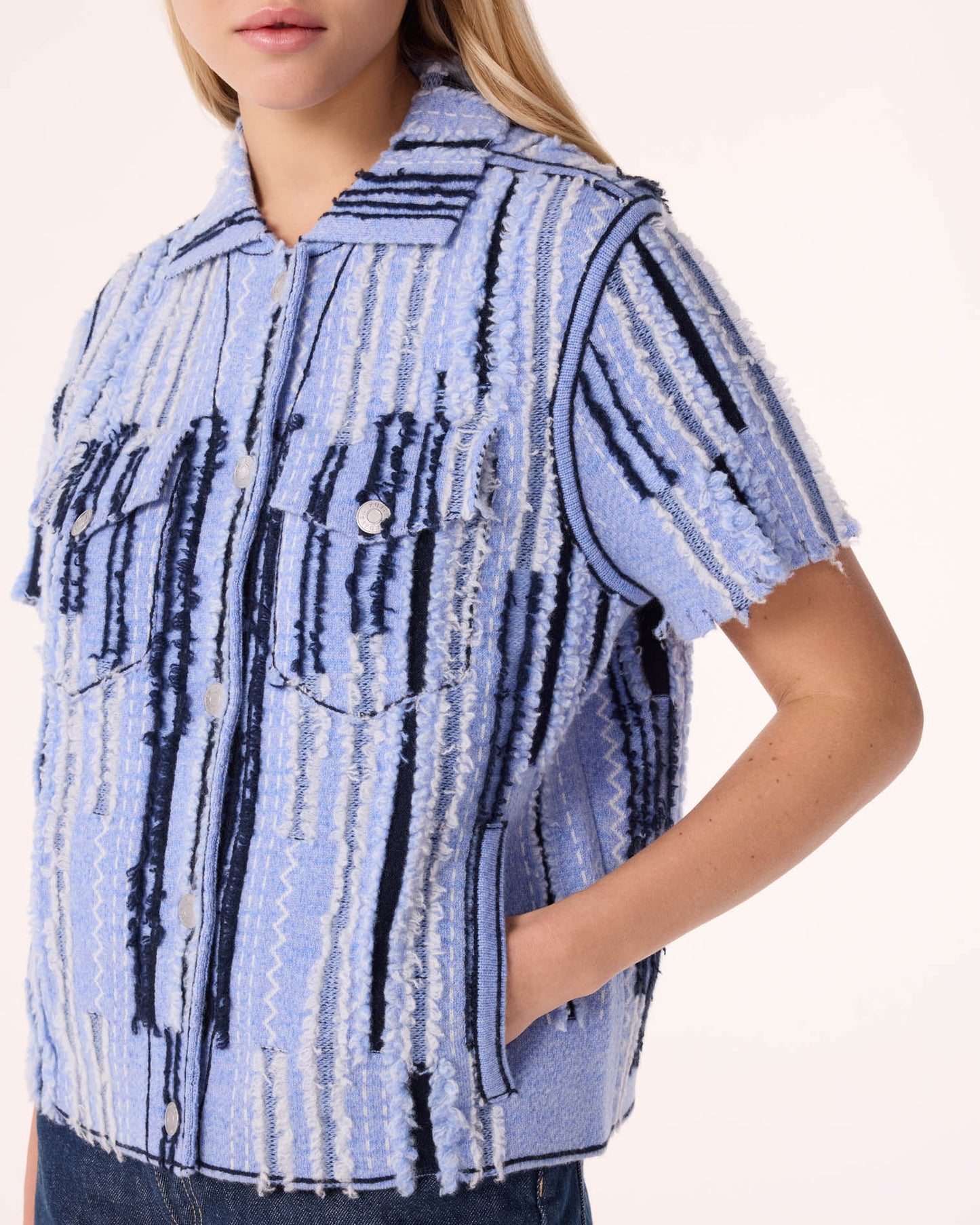 Veste Jessinda Destroy bleu jeans