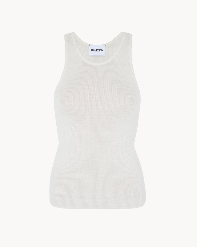 Top Dunia ecru white - Image principale