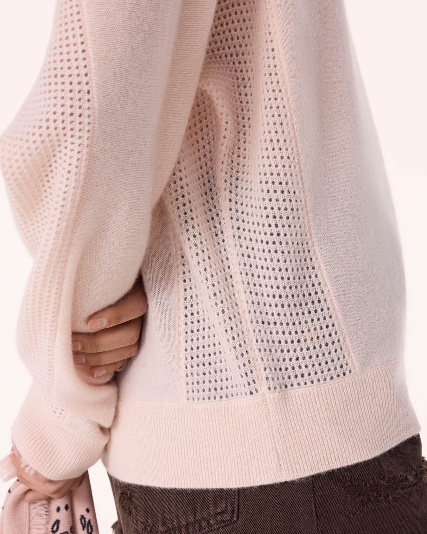 Sweater Maylise powder pink