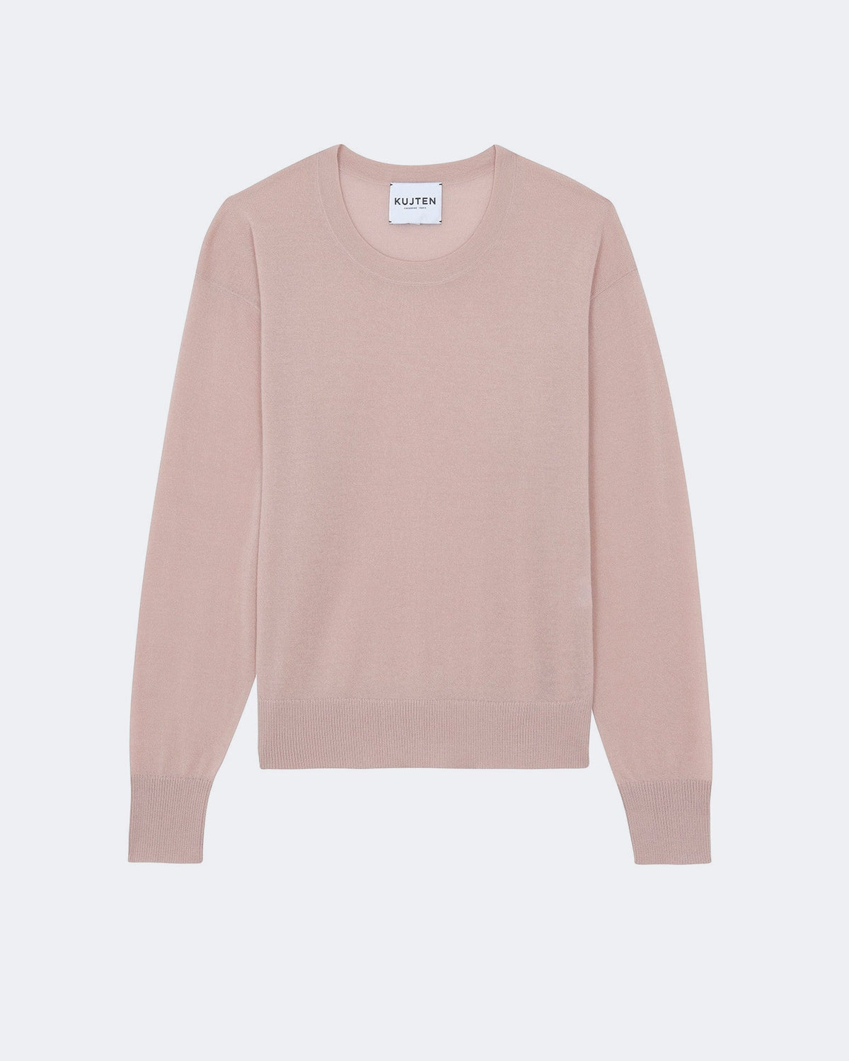 Pull en cachemire rose pour femme - Kujten packshot