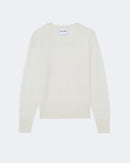 Pull en cachemire blanc pour femme - Kujten packshot