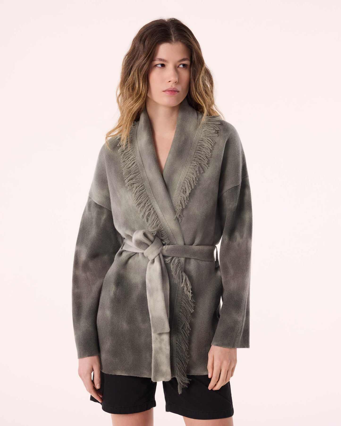 Jacket Miko Bleach Dye khaki