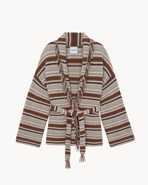 Veste Zaina camelo - Image principale