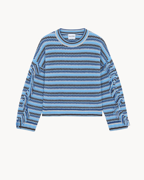 Sweater Zanabi blue ice - Image principale