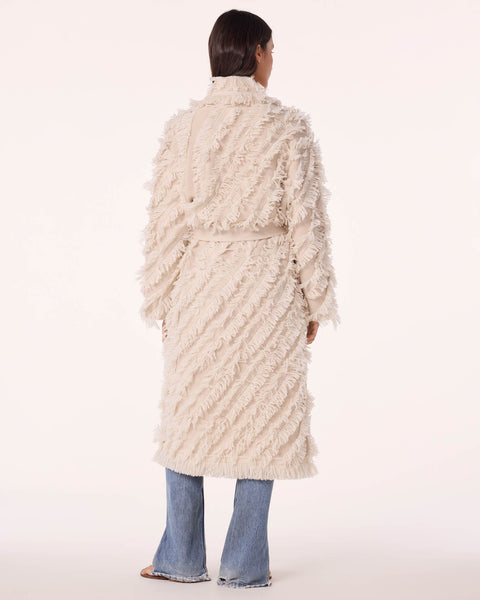 Veste Mika Fringes beige organic - Image principale
