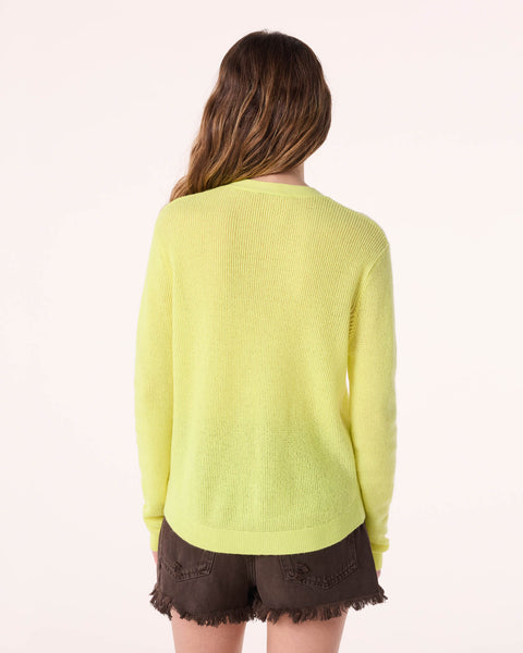 Cardigan Aissata lime yellow - Image principale