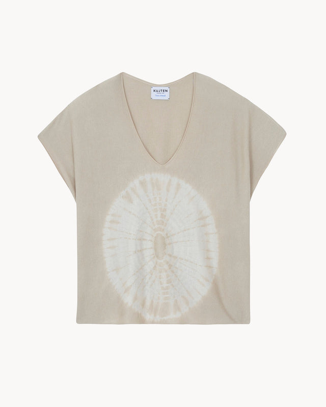 Top Nosy Circle organic beige - Image principale