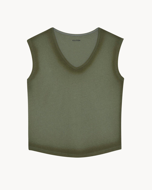 Top Karol Shadow light khaki - Image principale