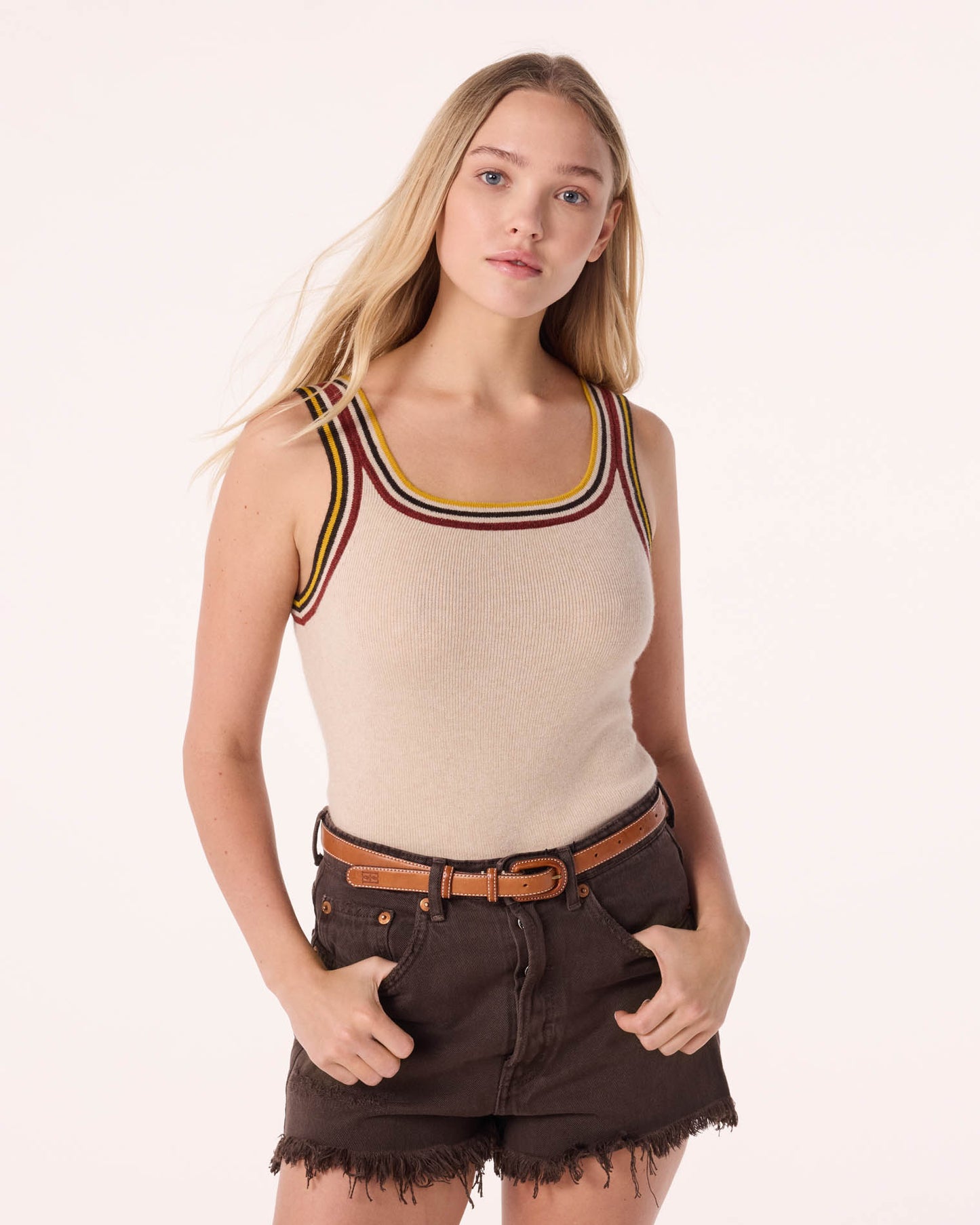 Top Naomi organic beige