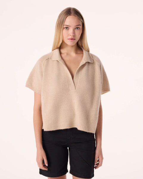 Pull Aenor beige organic - Image principale