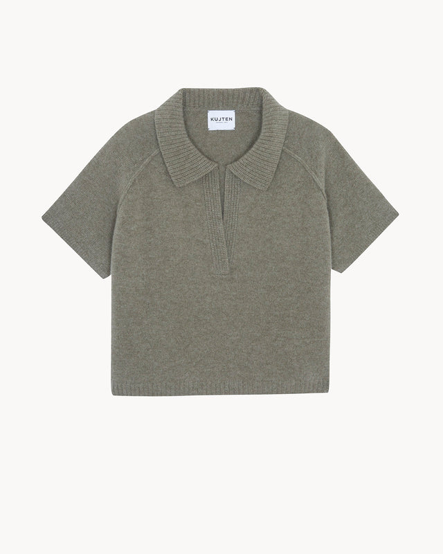 Sweater Aenor khaki chinÃ© - Image principale