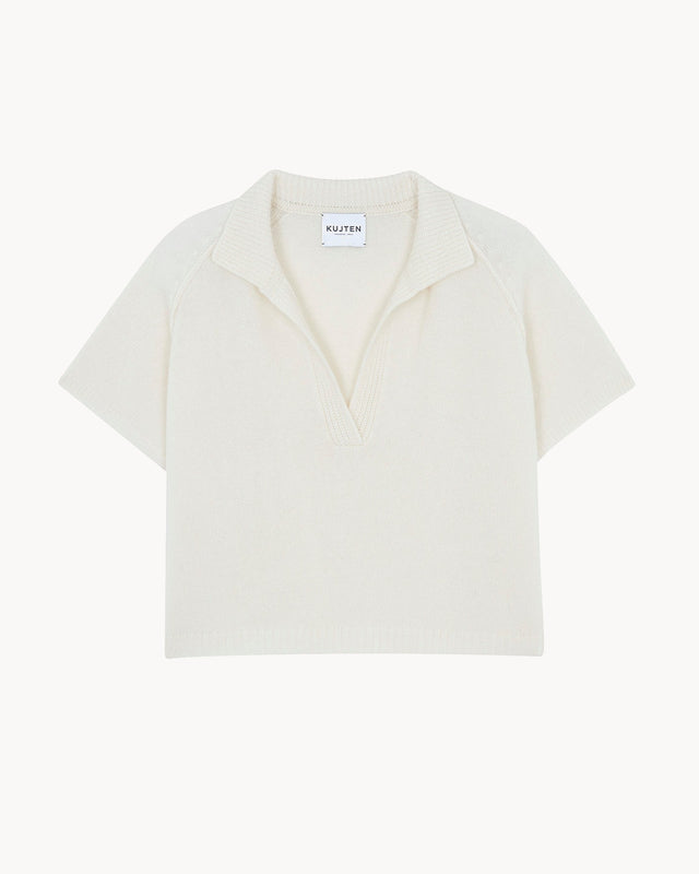 Pull Aenor blanc - Image principale