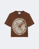 Top en cachemire & soie marron et camel pour femme - Kujten packshot