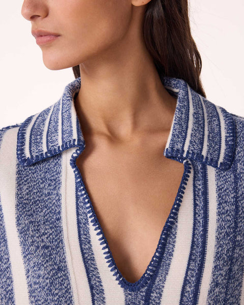 Poncho Busara bleu jeans foncé - Image principale