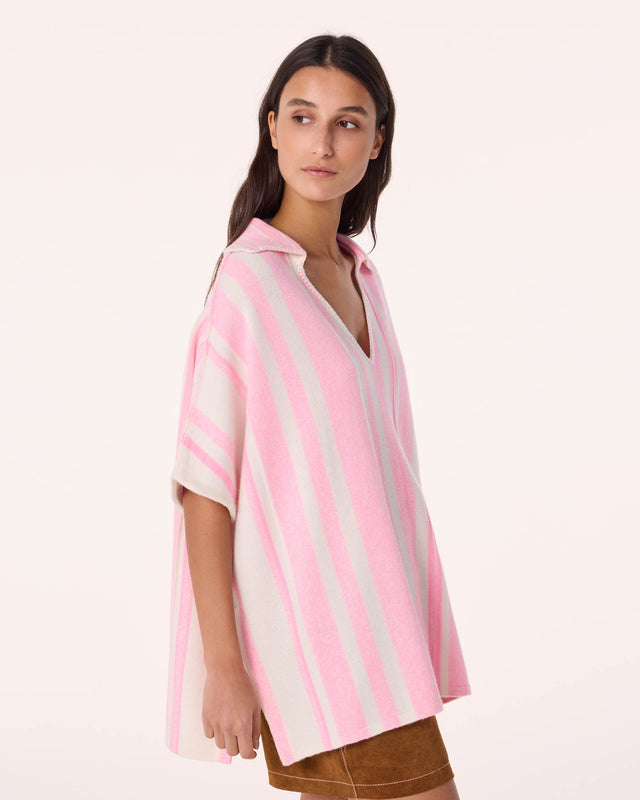 Poncho Busara bubblegum pink - Image principale