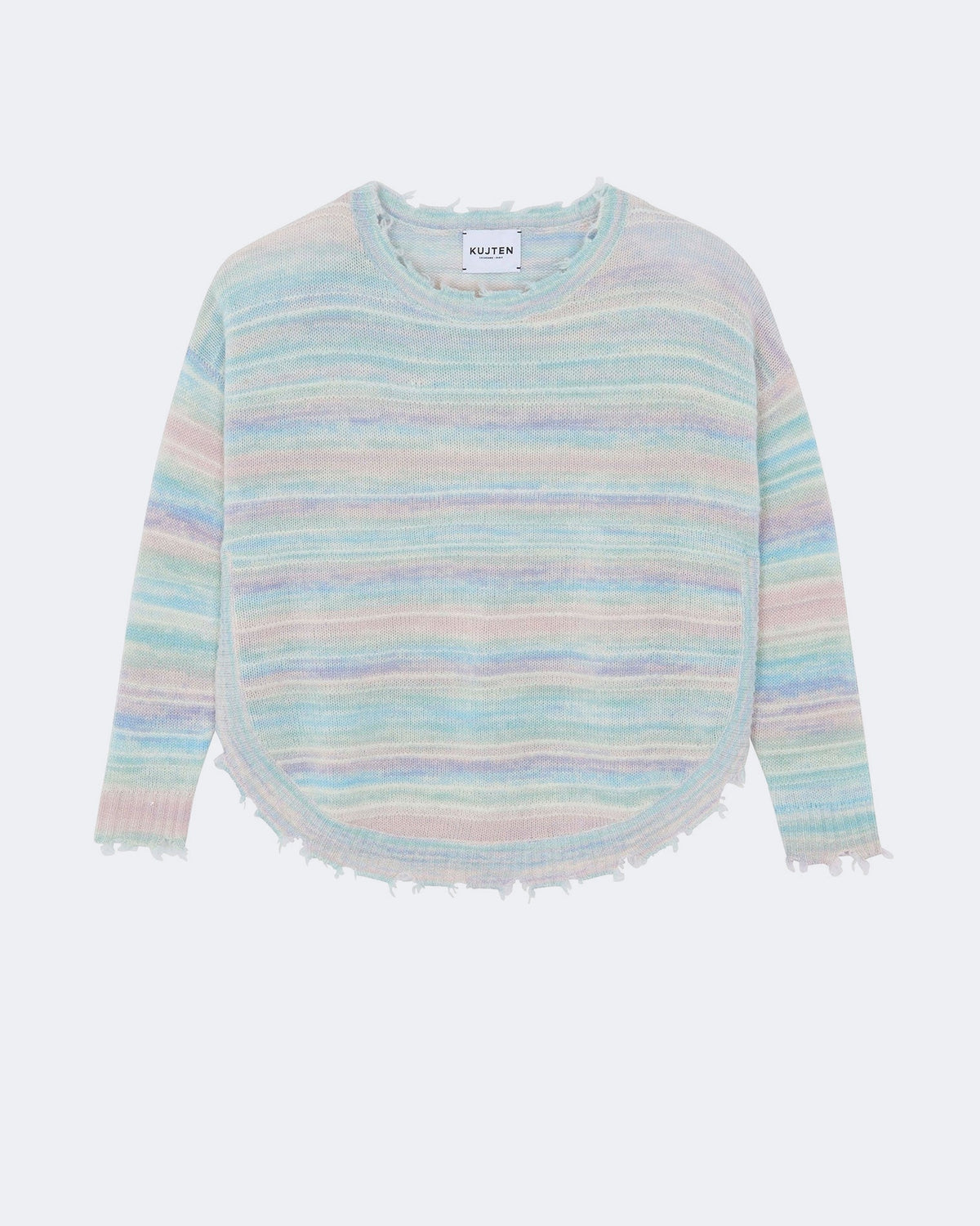 Pull mela pastel cachemire multicolore - Kujten packshot