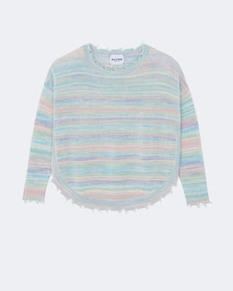 Pull mela pastel cachemire multicolore - Kujten packshot