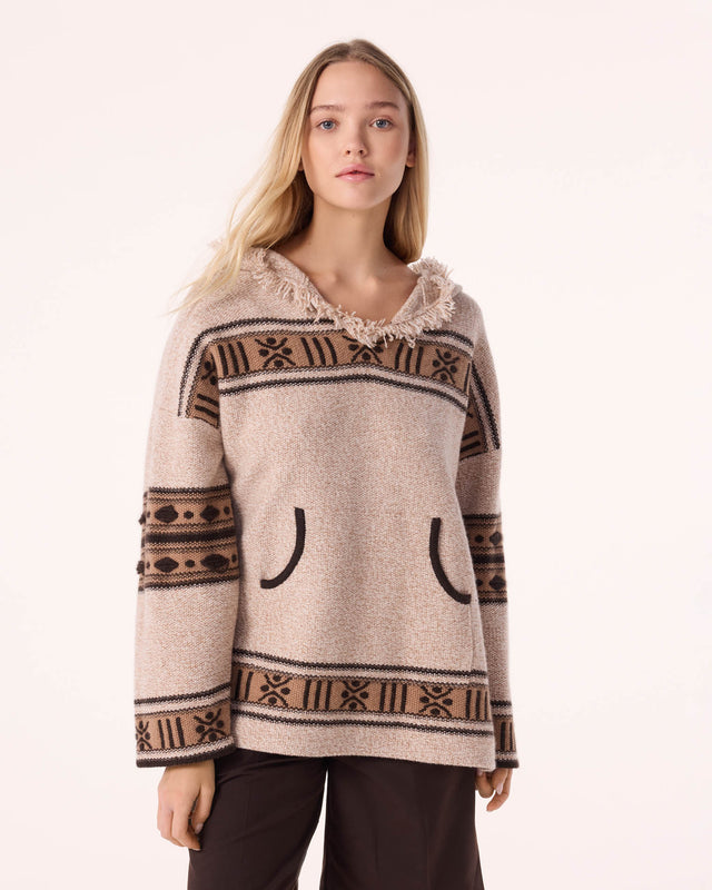 Poncho Ubudo marron - Image principale