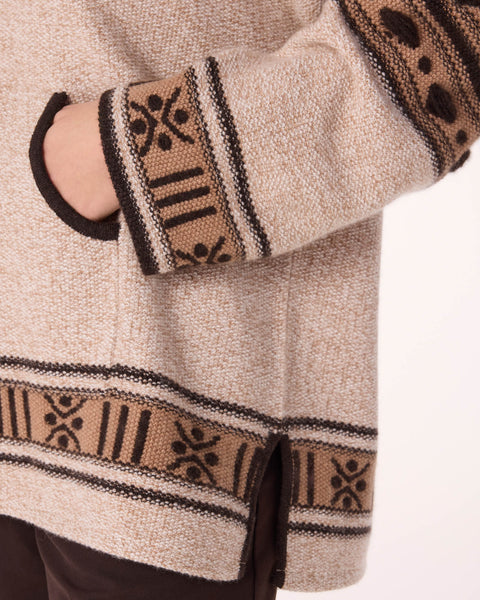 Poncho Ubudo marron - Image principale