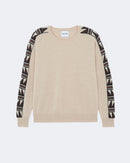 Pull en cachemire beige pour femme - Kujten packshot