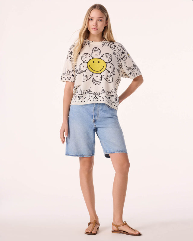 Tee Flower Bico white - Image principale