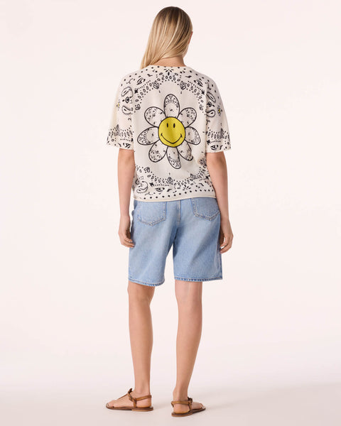 Tee Flower Bico white - Image principale