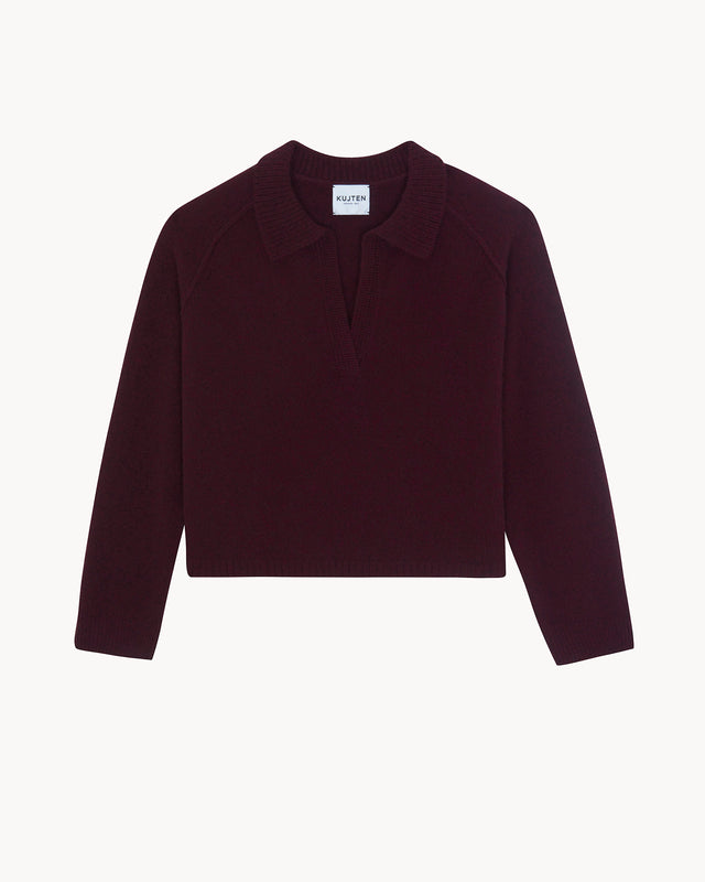 Polo Aenora burgundy - Image principale