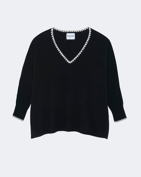 Pull Aminie noir - Image 4