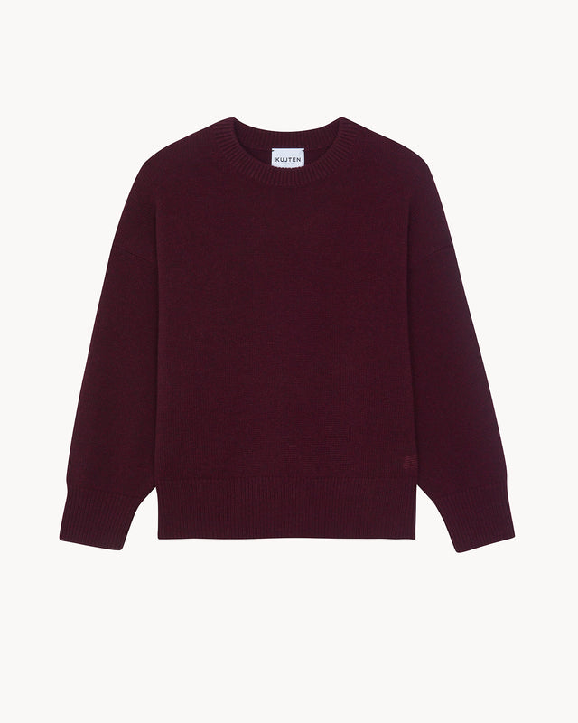 Sweater Benita burgundy - Image principale
