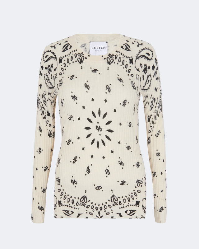 Pull Bibi Bandana blanc - Image principale