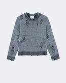 Pull en cachemire noir pour femme - Kujten packshot